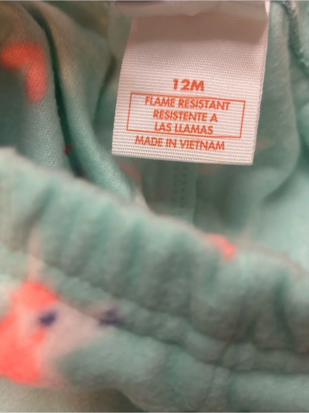 Cat & Jack Red Top with Mint Unicorn Print Pajama Set